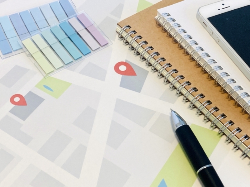 悩みをリストアップして場所を調べる